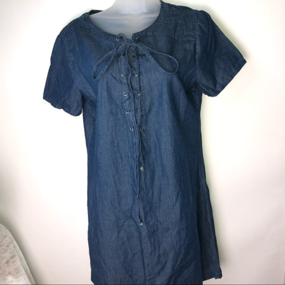 Before You Collection Blue Jean Dress Firefly NWT Large‎